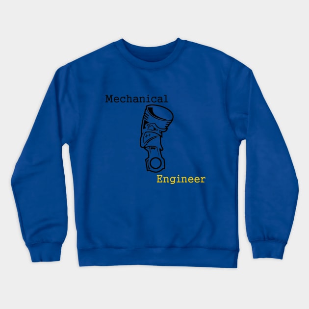 mechanical engineer t-shirt Crewneck Sweatshirt by volcano